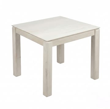 Jununa spisebord 80 cm - Lett hvitkalket - Møbler - Bord - Spisebord & kjøkkenbord