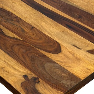 Jununa spisebord 80 cm - Varm brun med naturlig åremønster - Møbler - Bord - Spisebord & kjøkkenbord