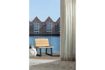 Kaffebord Pebble - Hvit, 35x50x50 cm - Møbler - Bord - Sofabord & salongbord