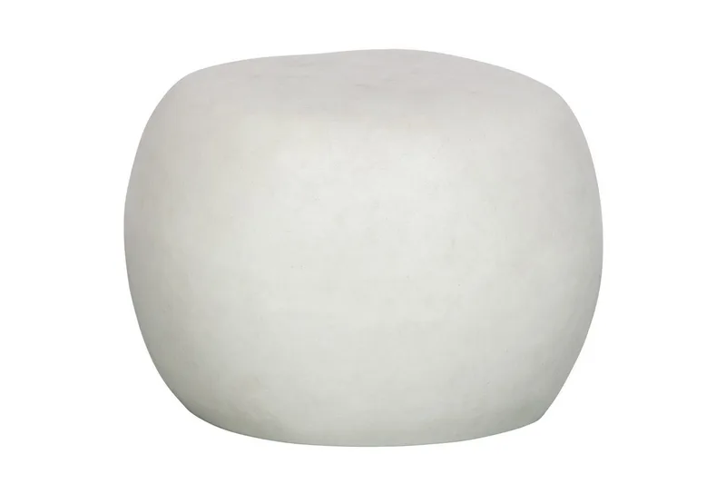 Kaffebord Pebble, Hvit, 35x50x50 cm