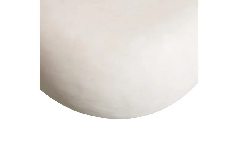 Kaffebord Pebble - Hvit, 35x50x50 cm - Møbler - Bord - Sofabord & salongbord