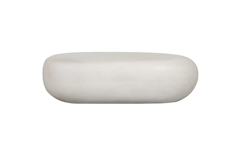 Kaffebord Pebble - Hvit, 28x100x43 cm - Møbler - Bord - Sofabord & salongbord