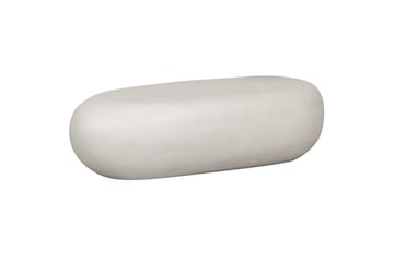 Kaffebord Pebble - Hvit, 28x100x43 cm - Møbler - Bord - Sofabord & salongbord