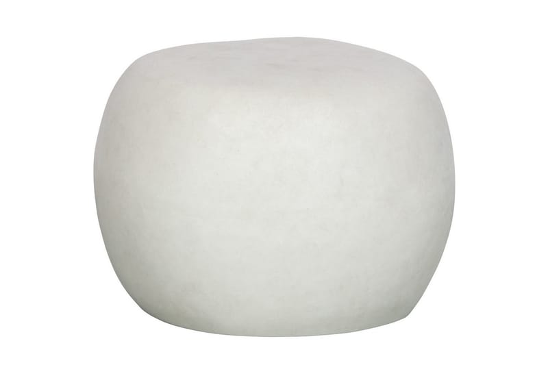 Kaffebord Pebble - Hvit, 35x50x50 cm - Møbler - Bord - Sofabord & salongbord