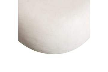 Kaffebord Pebble - Hvit, 35x50x50 cm - Møbler - Bord - Sofabord & salongbord