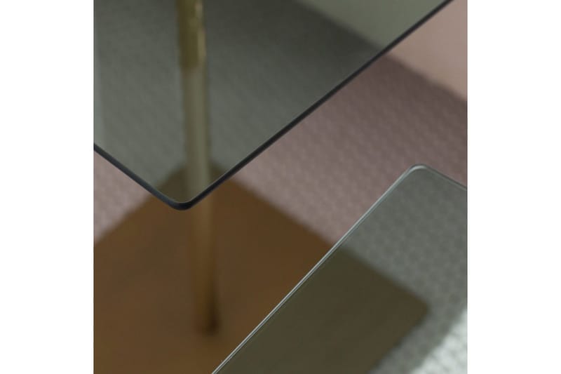 Kaffebordsett Challur Gull / Grønn - Gull / Grønn - Møbler - Bord - Sofabord & salongbord