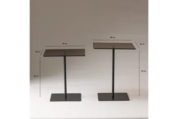 Kaffebordsett Challur Svart / Bronzie - Svart / Bronzie - Møbler - Bord - Sofabord & salongbord