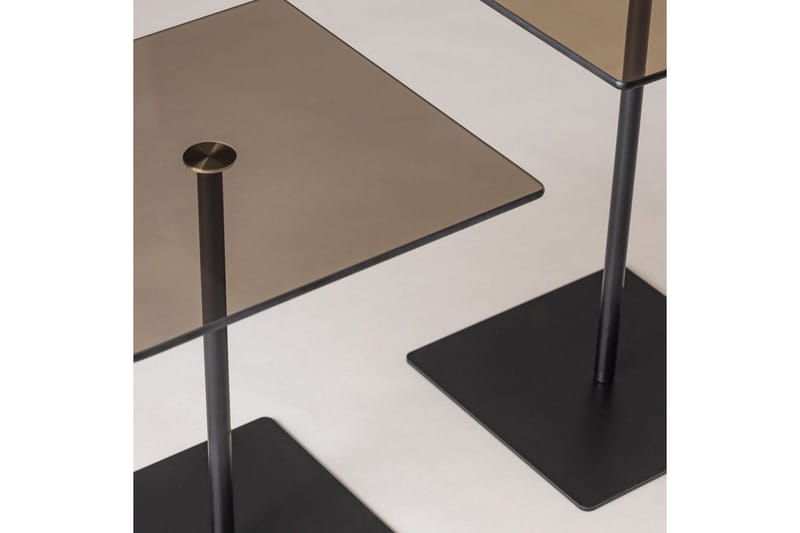 Kaffebordsett Challur Svart / Bronzie - Svart / Bronzie - Møbler - Bord - Sofabord & salongbord