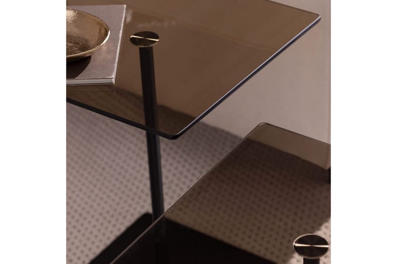 Kaffebordsett Challur Svart / Bronzie - Svart / Bronzie - Møbler - Bord - Sofabord & salongbord