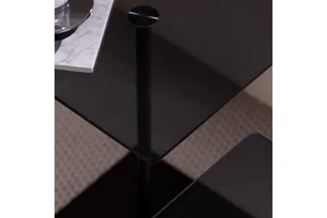 Kaffebordsett Challur Svart / Fume - Svart - Møbler - Bord - Sofabord & salongbord