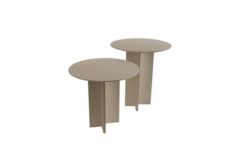 Kaffebordsett Glenure Krem, Krem