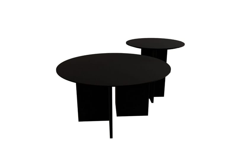 Kaffebordsett Glenure Svart, Svart