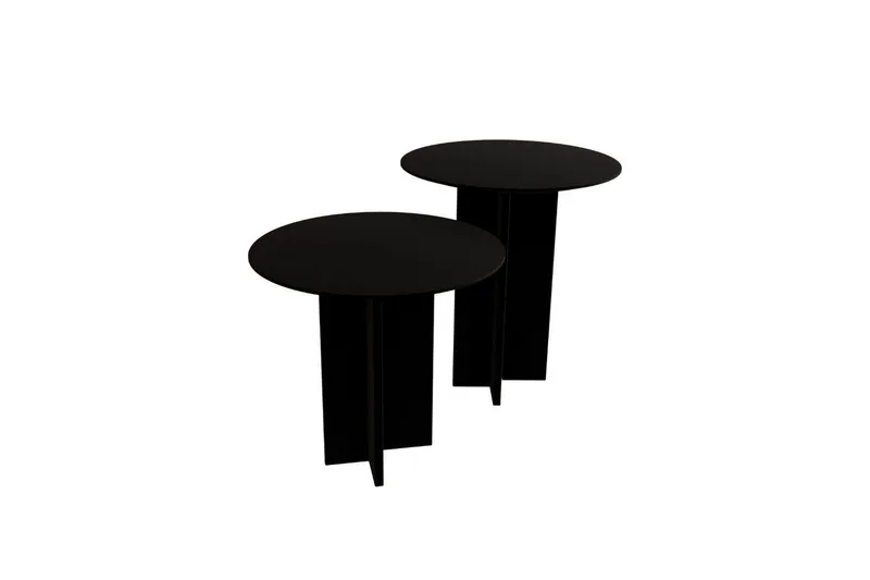 Kaffebordsett Glenure Svart, Svart