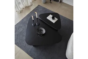 Kaffebordsett Jewa Sett Svart - Svart - Møbler - Bord - Sofabord & salongbord