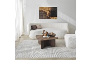 Kaffebordsett Jewa Sett Valnøtt - Valnøtt - Møbler - Bord - Sofabord & salongbord