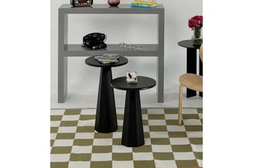 Kaffebordsett Miu Dobbel Svart - Svart - Møbler - Bord - Sofabord & salongbord