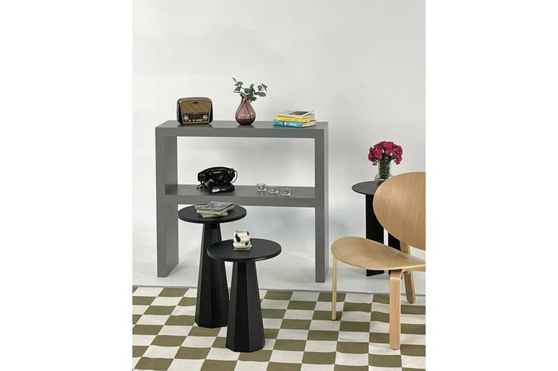 Kaffebordsett Miu Dobbel Svart - Svart - Møbler - Bord - Sofabord & salongbord