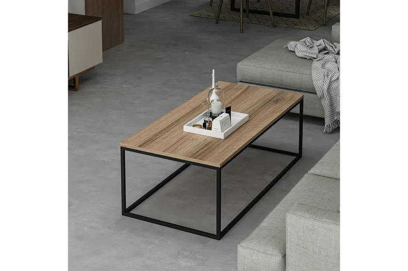 Kambuku Sofabord 120 cm - Valnøtt - Møbler - Bord - Sofabord & salongbord