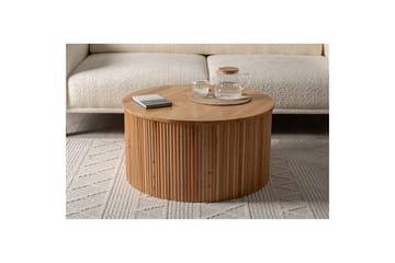 Karela Sofabord 80 cm - Rødfarget tre - Møbler - Bord - Sofabord & salongbord