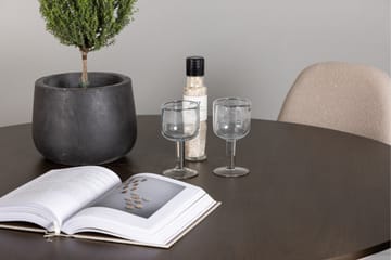 Kaseidon Spisegruppe 100 cm Rund med 4 Polar Stoler - Beige - Møbler - Bord - Spisegruppe