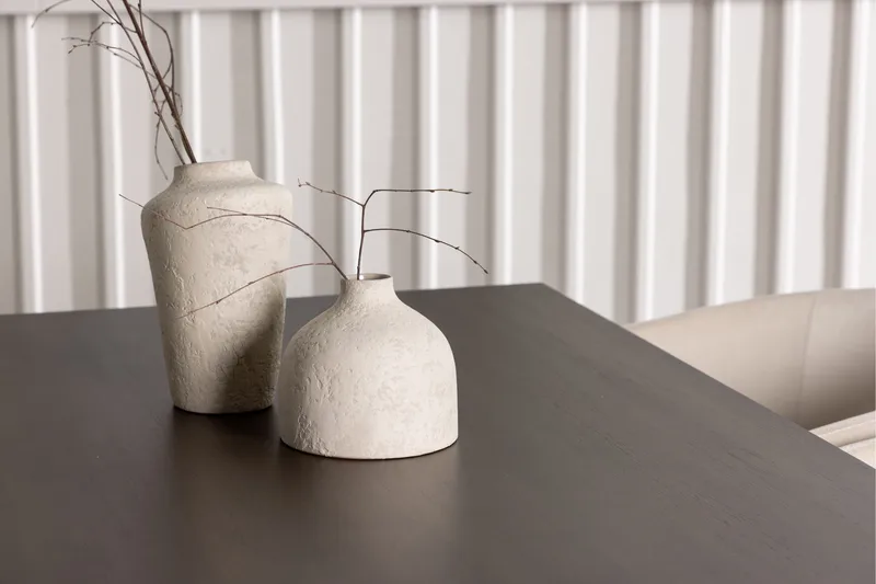 Kaseidon Spisegruppe 120 cm Rektangulær med 4 Berit Stoler - Beige - Møbler - Bord - Spisegruppe