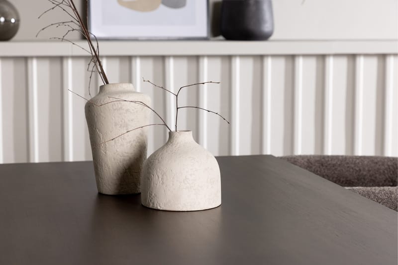 Kaseidon Spisegruppe 120 cm Rektangulær med 4 Morning Stoler - Brun - Møbler - Bord - Spisegruppe