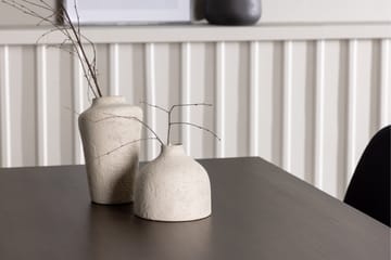 Kaseidon Spisegruppe 120 cm Rektangulær med 4 Polar Stoler - Sort - Møbler - Bord - Spisegruppe