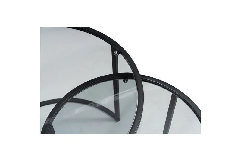 Kashiwa Stuebord 60 cm - Sort - Møbler - Bord - Sofabord & salongbord