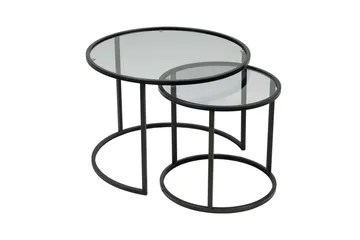 Kashiwa Stuebord 60 cm - Sort - Møbler - Bord - Sofabord & salongbord