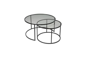 Kashiwa Stuebord 80 cm - Sort - Møbler - Bord - Sofabord & salongbord