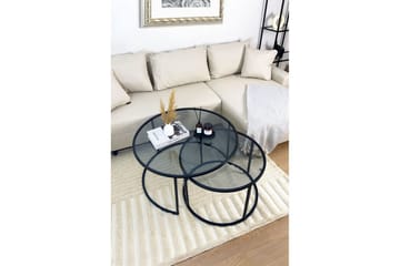 Kashiwa Stuebord 80 cm - Sort - Møbler - Bord - Sofabord & salongbord