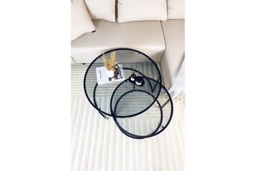 Kashiwa Stuebord 80 cm - Sort - Møbler - Bord - Sofabord & salongbord