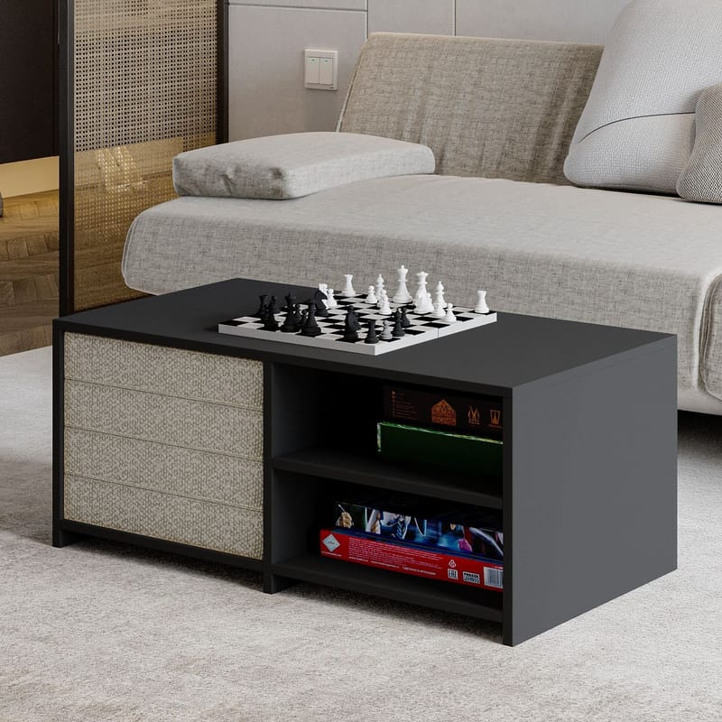 Kavon Sofabordsett 90x44,1x45 cm - Antrasitt - Møbler - Bord - Sofabord & salongbord