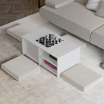 Kavon Sofabordsett 90x44,1x45 cm - Hvit - Møbler - Bord - Sofabord & salongbord