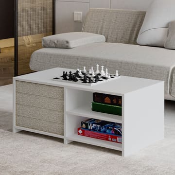 Kavon Sofabordsett 90x44,1x45 cm - Hvit - Møbler - Bord - Sofabord & salongbord