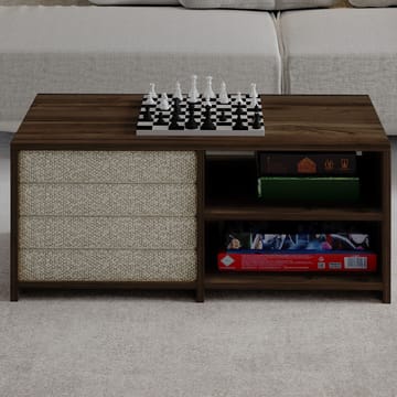 Kavon Sofabordsett 90x44,1x45 cm - Valnøtt - Møbler - Bord - Sofabord & salongbord