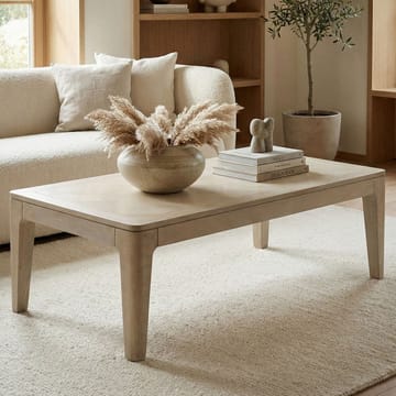 Kelela sofabord 120 cm - Hvitkalket - Møbler - Bord - Sofabord & salongbord