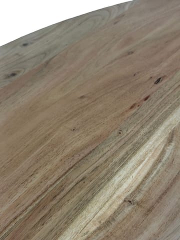Kelora sofabord 87 cm oval - Naturfarget lysebrun/svart - Møbler - Bord - Sofabord & salongbord
