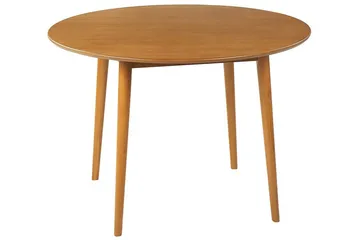 Kindersley Spisebord 110 cm Rund - Lysebrun - Møbler - Bord - Spisebord & kjøkkenbord