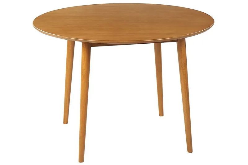 Kindersley Spisebord 110 cm Rund, Lysebrun