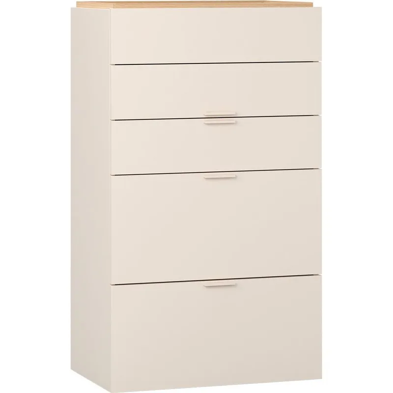Kommode med skuffer 4 You Fresh, Sandbeige