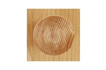 Konsollbord Loft24 Lowboard Cubrix Én dør Natur - Møbler - Bord - Avlastningsbord & sidobord - Konsollbord & gangbord