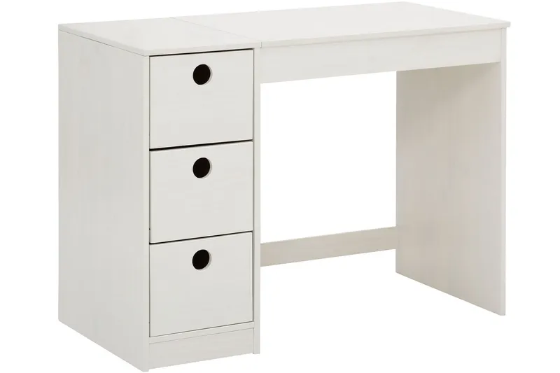 Masoomya Skrivebord 100 cm, Hvit