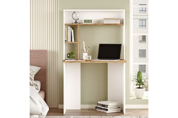 Kaiji Skrivebord 90x51,6 cm Mørkeblå/Hvit - Hanah Home - Møbler - Bord - Kontorbord - Skrivebord