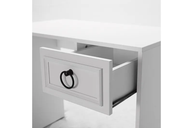 Ajra Skrivebord 90x51 cm Hvit - Hanah Home - Møbler - Bord - Kontorbord - Skrivebord