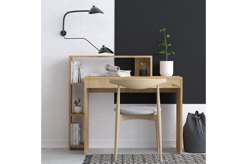 Uma Skrivebord 95x45 cm Brun - Hanah Home - Møbler - Bord - Kontorbord - Skrivebord