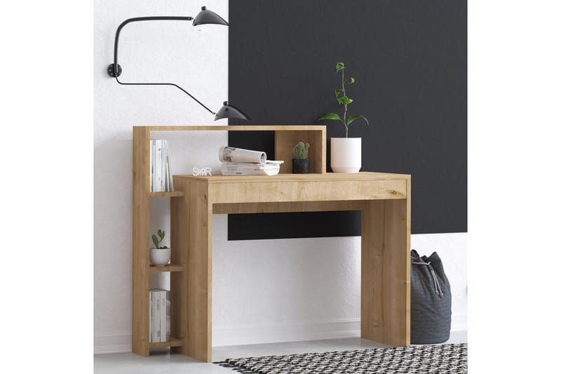 Uma Skrivebord 95x45 cm Brun - Hanah Home - Møbler - Bord - Kontorbord - Skrivebord