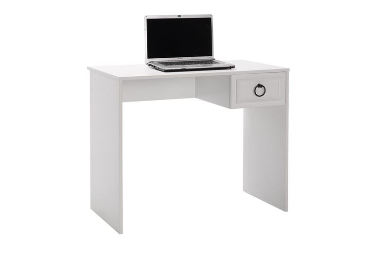 Ajra Skrivebord 90x51 cm Hvit - Hanah Home - Møbler - Bord - Kontorbord - Skrivebord