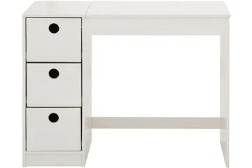 Masoomya Skrivebord 100 cm - Hvit - Møbler - Bord - Kontorbord - Skrivebord