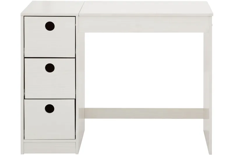 Masoomya Skrivebord 100 cm - Hvit - Møbler - Bord - Kontorbord - Skrivebord